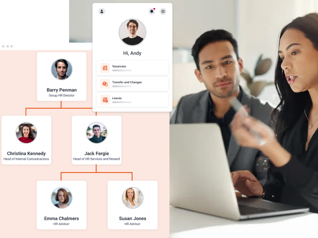 Core HR Software Organisation Management Chart